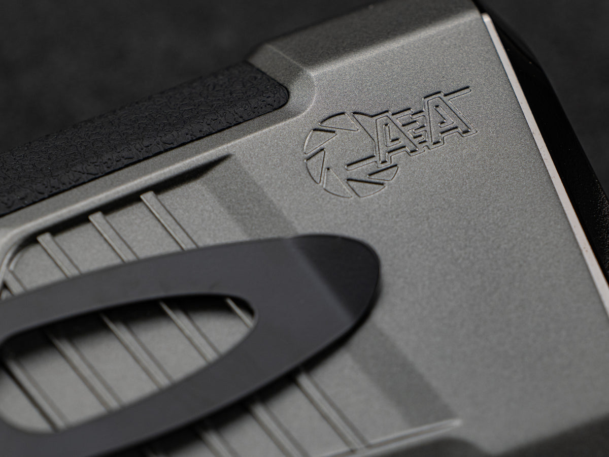 AEA HD7W-BC1500 housing detail with AEA logo, clip and textured grip