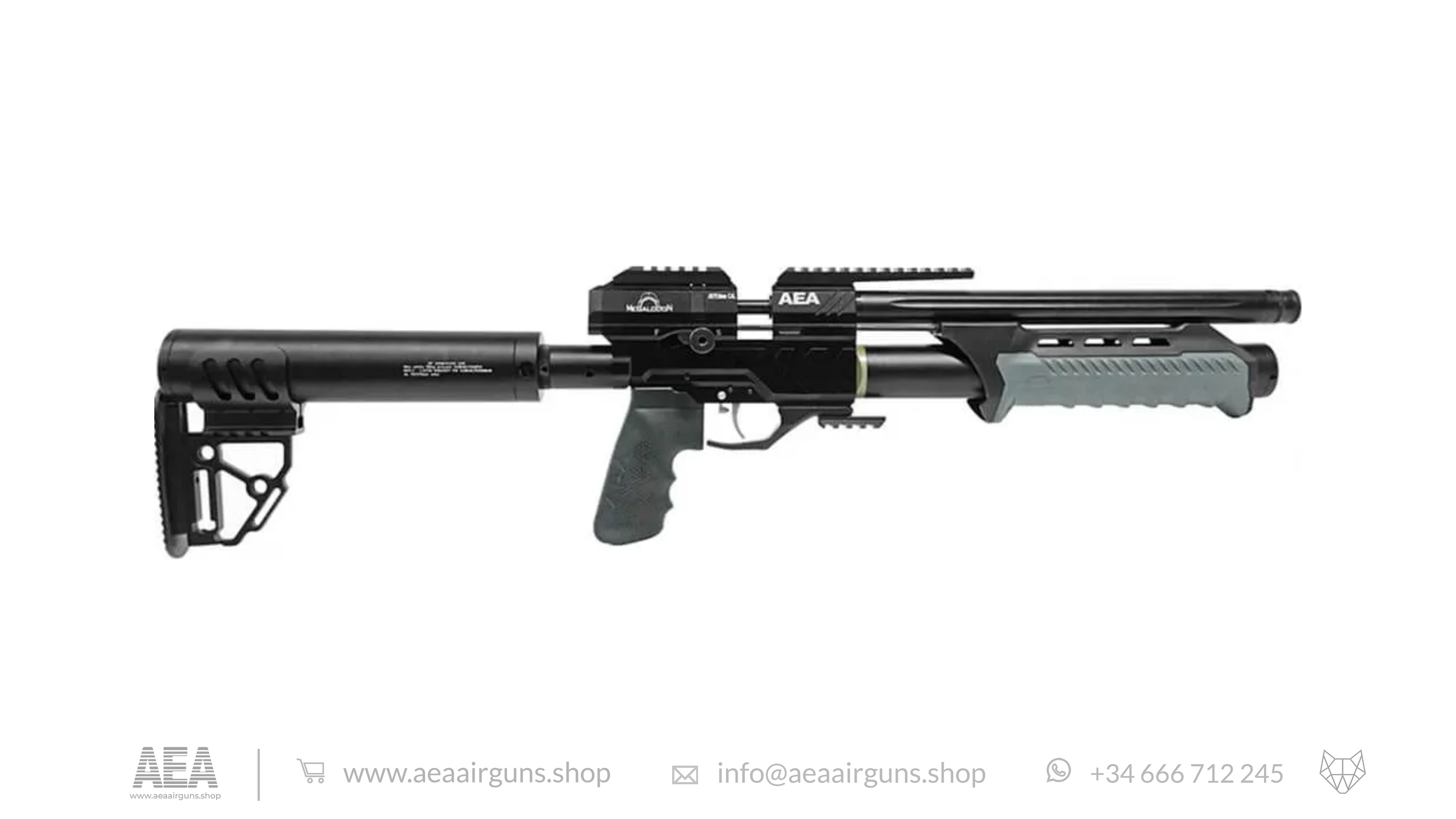 AEA Megalodon Pump-Action PCP Air Rifle – 15 or 22 Inch - image 4