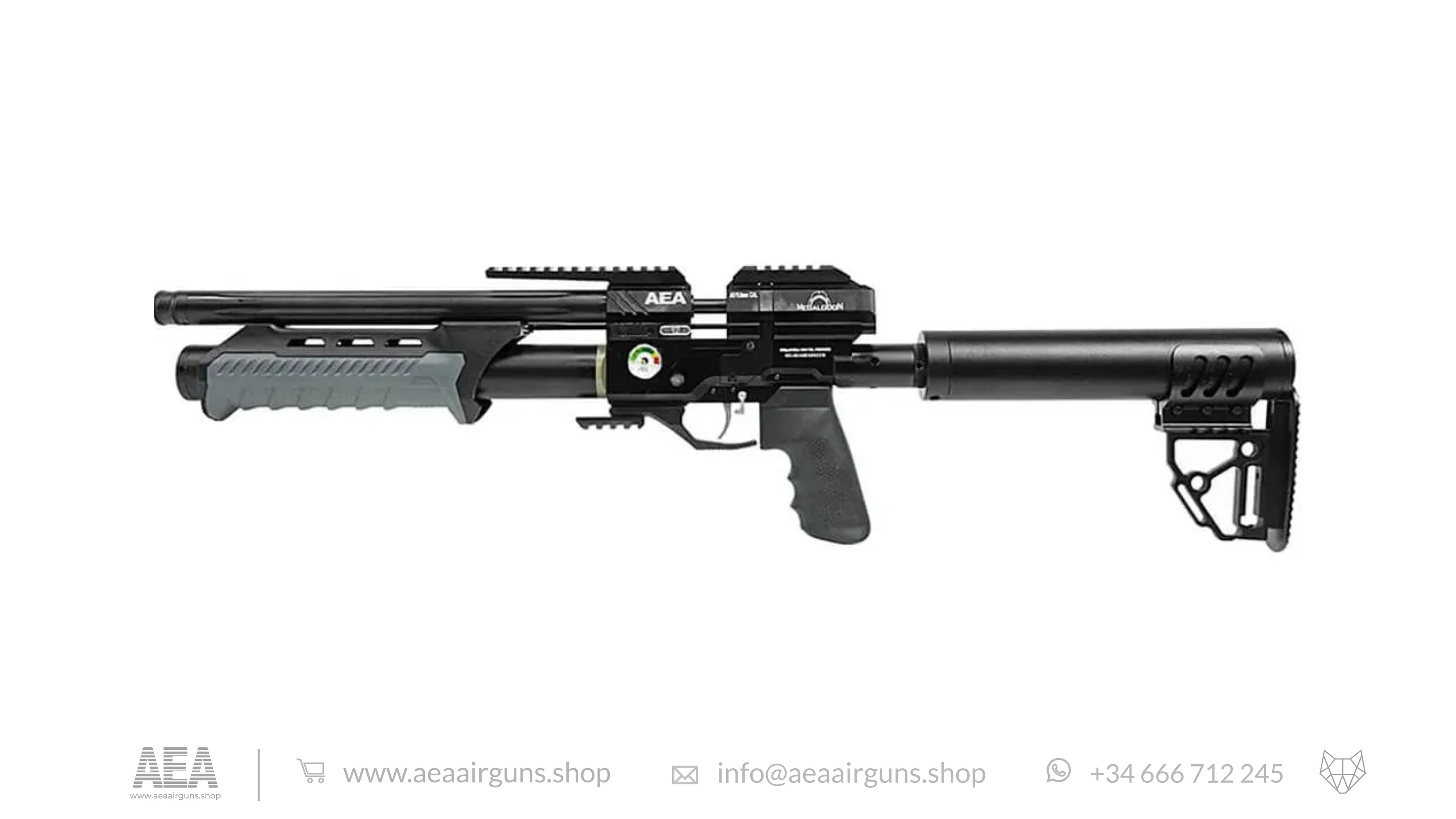 AEA Megalodon Pump-Action PCP Air Rifle – 15 or 22 Inch - image 5