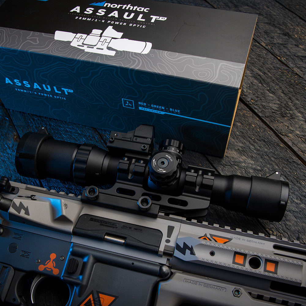 Northtac Assault Optic — 1-4x LPVO + Free Micro Red Dot
