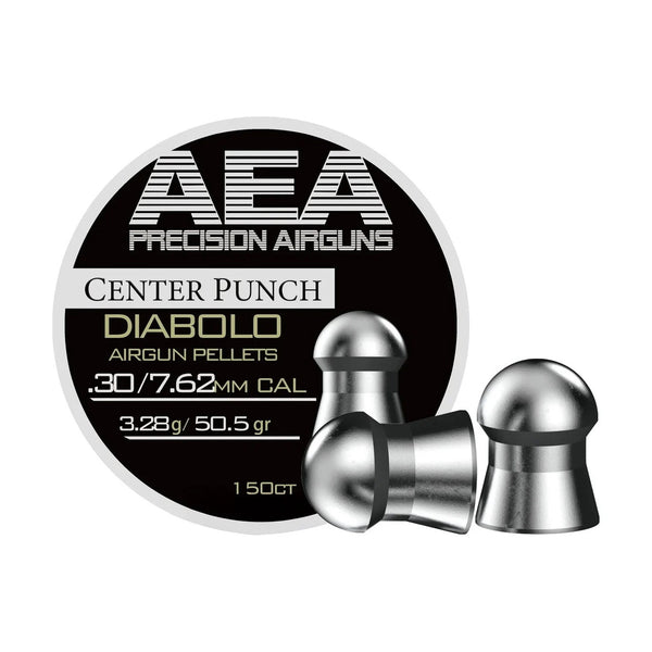 AEA Center Punch Diabolo Pellets .30 Cal / 7.62mm 50.5gr - 150ct