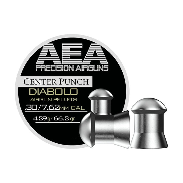 AEA Center Punch Diabolo Pellets .30 Cal / 7.62mm 66.2gr - 120ct