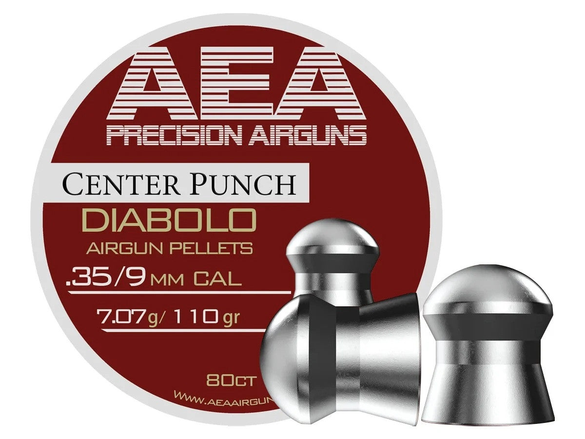 AEA Center Punch .35CAL/9mm.  110gr. (80ct.)
