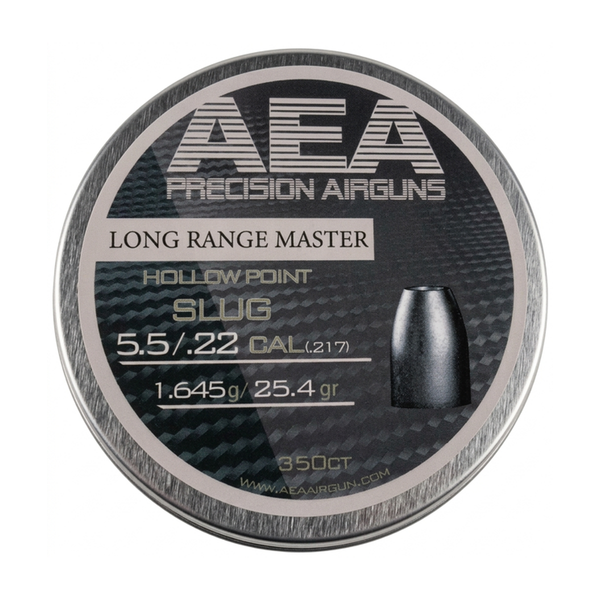 AEA Long Range Master Hollow Point Slugs .22 Cal / 5.5mm 25.4gr - 350ct