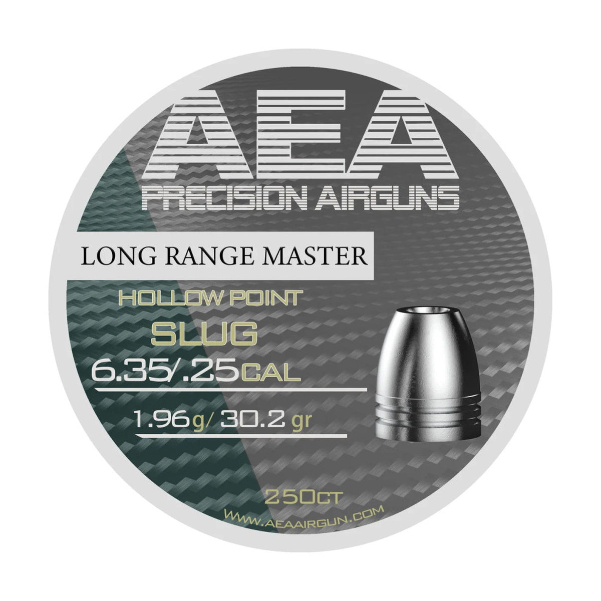 AEA Long Range Master Hollow Point Slugs .25 Cal / 6.35mm 30.2gr - 250ct