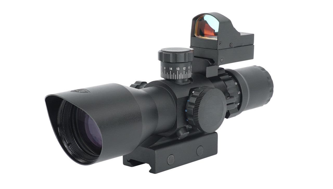 Northtac Redcon Optic 3-9x42 Rifle Scope + Micro Blue Dot Combo