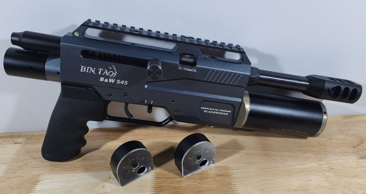 BinTac SP-45 Semi Bigbore Pistol With 3in1 Scope (optional)