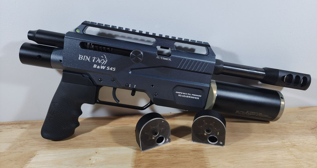 BinTac SP-45 Semi Bigbore Pistol With 3in1 Scope (optional)