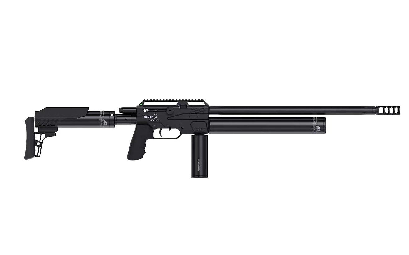 [Pre-Order] Bintac B&W S338 — Semi-Auto .338 Cal Big Bore PCP Air Rifle