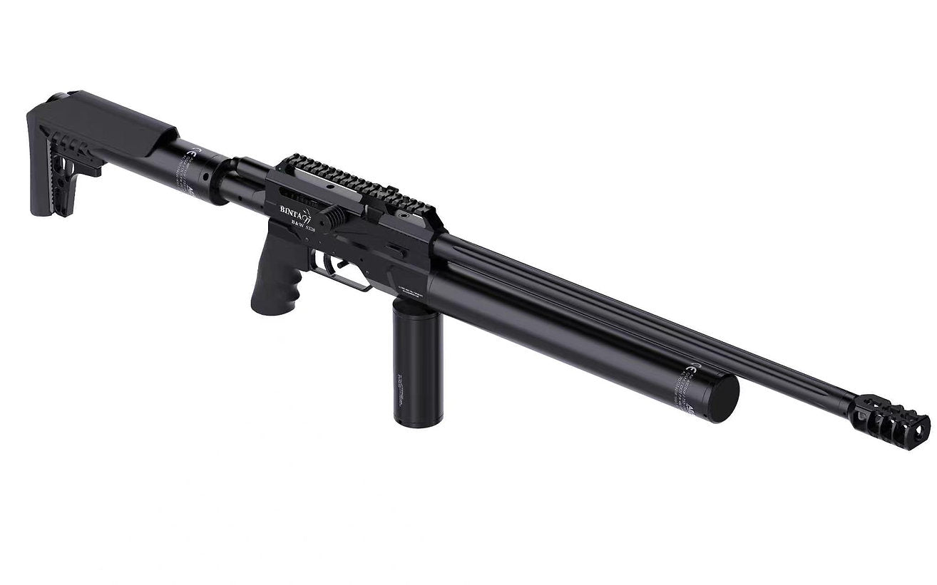 [Pre-Order] Bintac B&W S338 — Semi-Auto .338 Cal Big Bore PCP Air Rifle