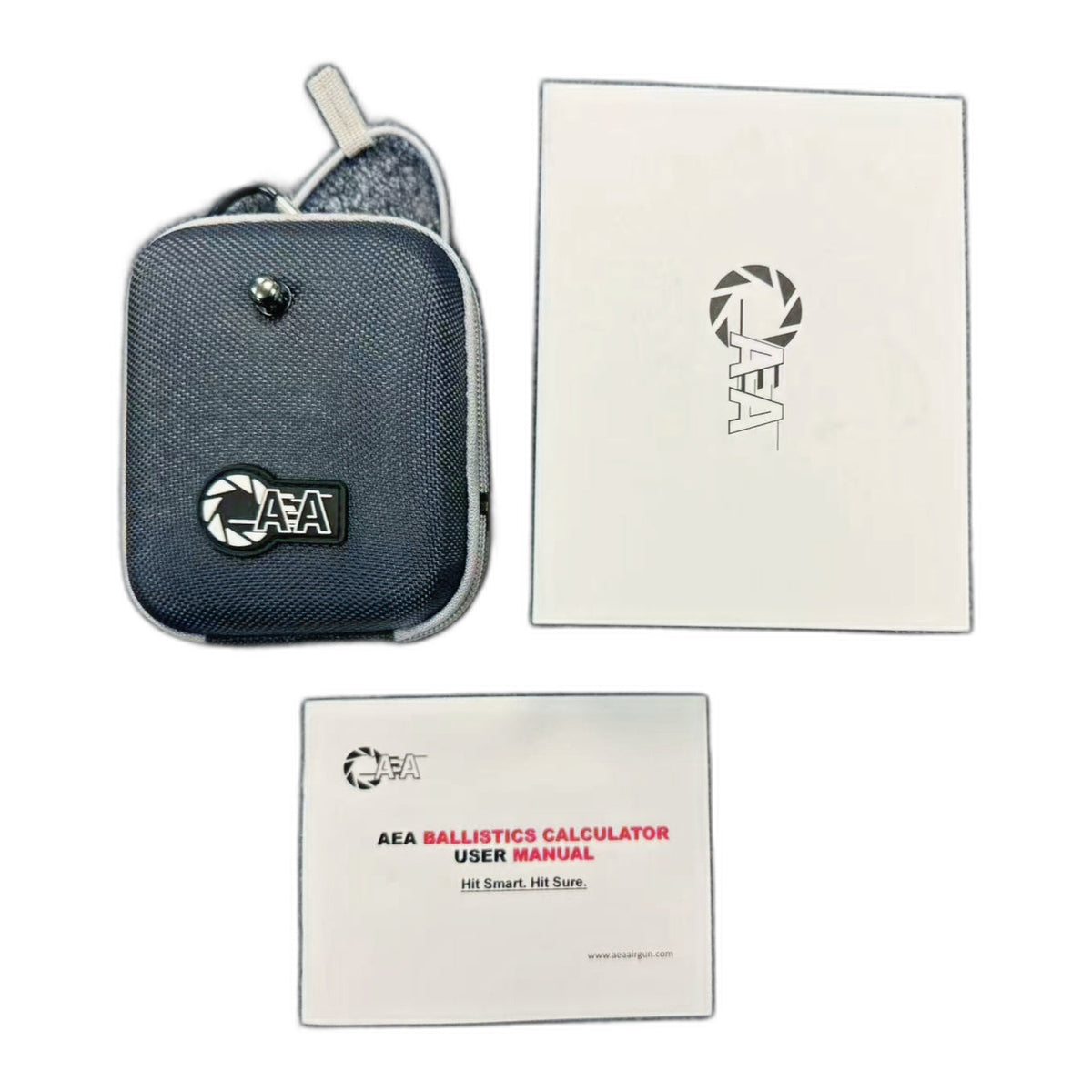 AEA HD7W-BC1500 rangefinder package contents on white background